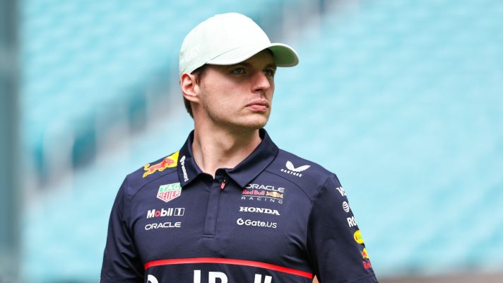 Max Verstappen arrives in Miami