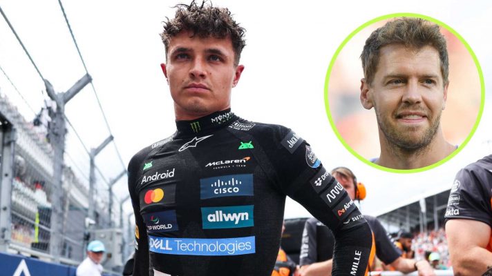 Lando Norris sebastian Vettel McLaren Formula 1 PlanetF1