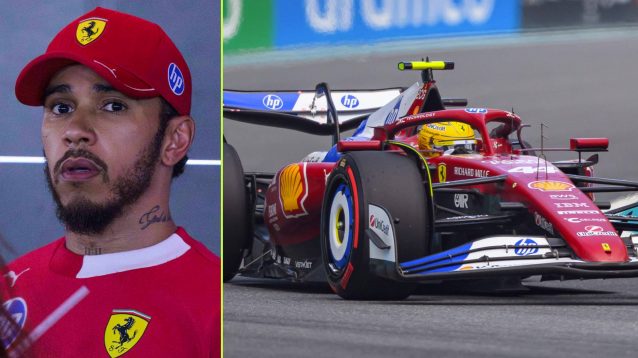 Lewis Hamilton, Ferrari, 2025 Miami Grand Prix.