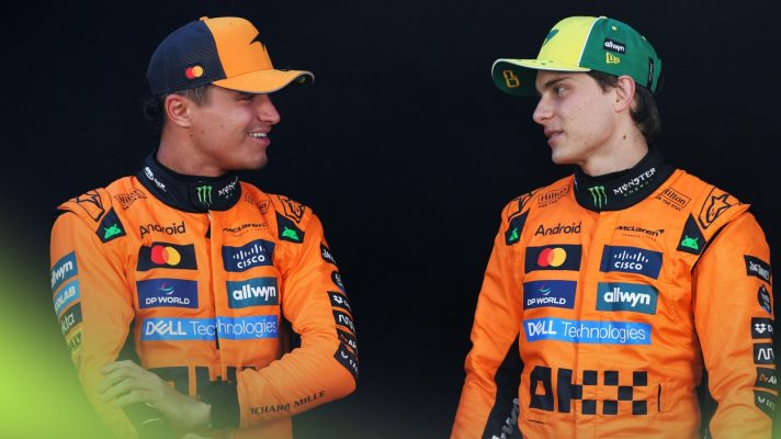 Lando Norris and Oscar Piastri