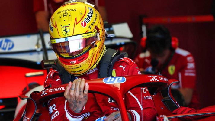Lewis Hamilton Ferrari Emilia Romagna Grand Prix Imola PlanetF1