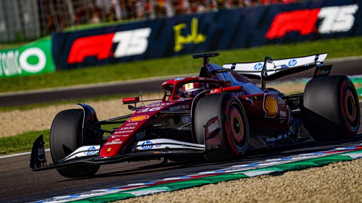 Charles Leclerc in Imola