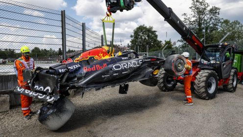 FIA reveal full extent of Yuki Tsunoda’s RB21 rebuild ahead of Imola GP