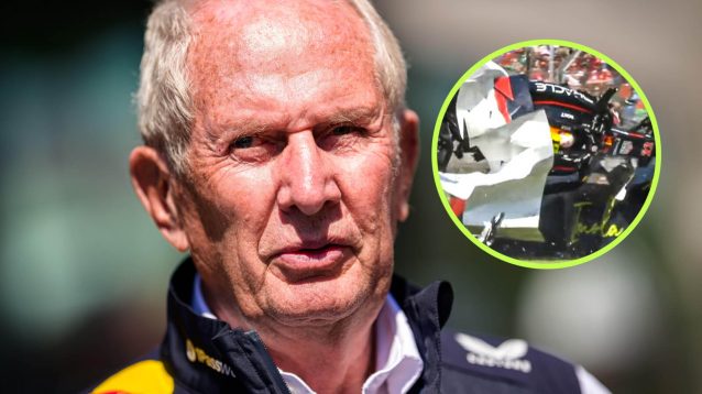 Helmut Marko and Yuki Tsunoda's Imola crash
