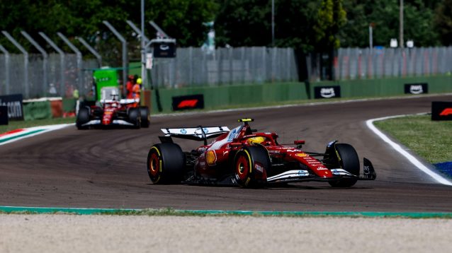 Charles Leclerc and Lewis Hamilton