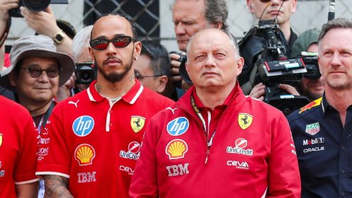 Vasseur hits out at Lewis Hamilton Ferrari suggestion with ‘stop with this’ plea