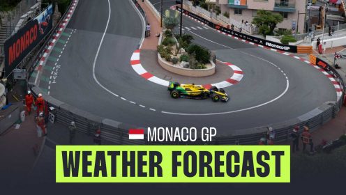 The latest weather forecast for 2025 Monaco Grand Prix