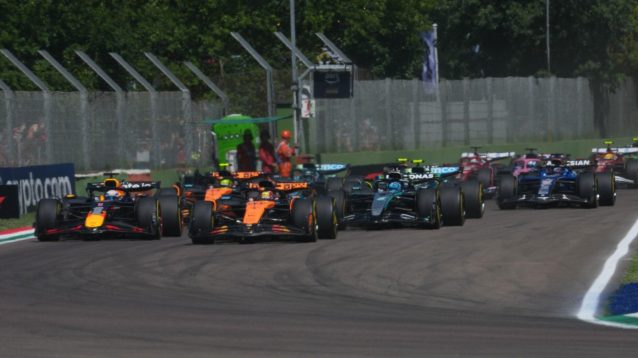 George Russell in Imola