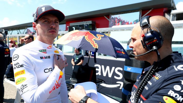 Max Verstappen and Gianpiero Lambiase