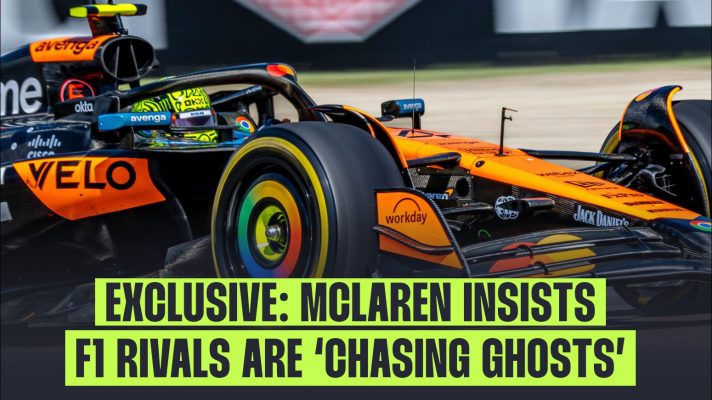 Lando Norris on track in the McLaren MCL39