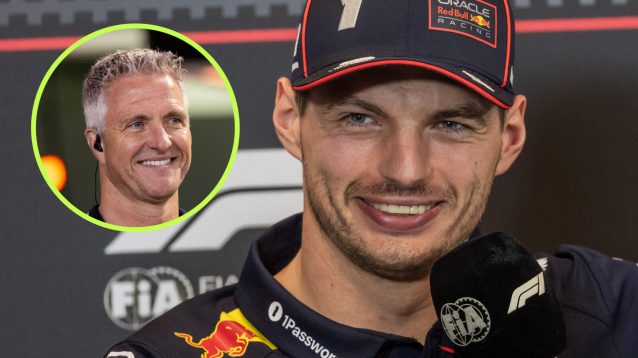Max Verstappen and Ralf Schumacher