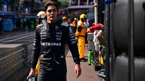Dejected Russell declares ‘weekend over’ after disastrous Monaco quali failure