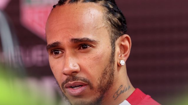 Ferrari's Lewis Hamilton pictured at the 2025 Monaco Grand Prix