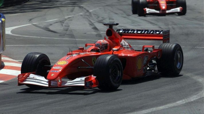 Michael Schumacher in Monaco in 2001