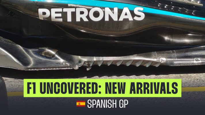 Mercedes W16 floor edge wing