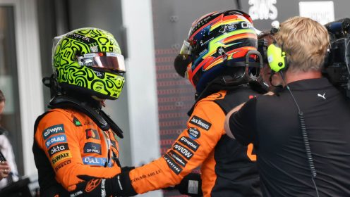 Spanish GP: Oscar Piastri leads McLaren one-two amid late Verstappen meltdown
