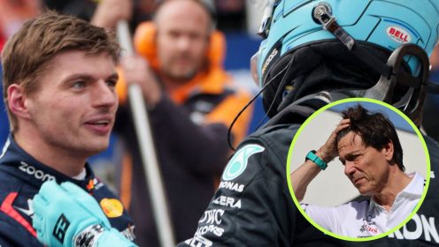 ‘Too obvious’ – Toto Wolff quizzed on Russell v Verstappen ‘road rage’ in Spain