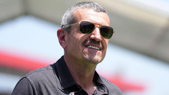 Former Haas team principal Guenther Steiner arriving before the race at the Circuit de Barcelona-Catalunya, Spain.