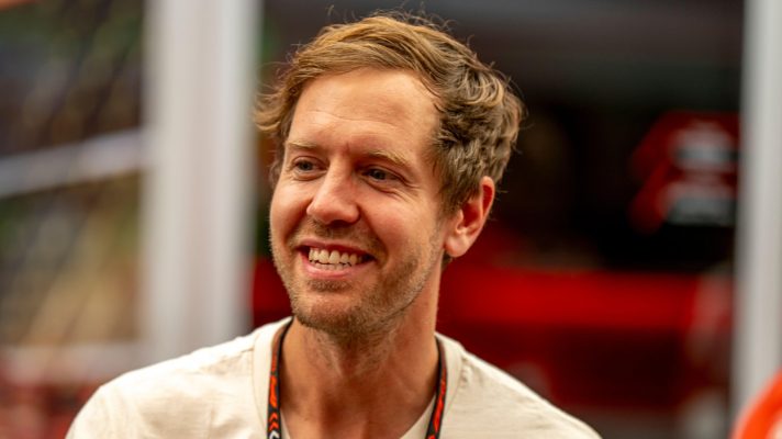 Sebastian Vettel, former racing driver attending the 2024 Sao Paulo Grand Prix.