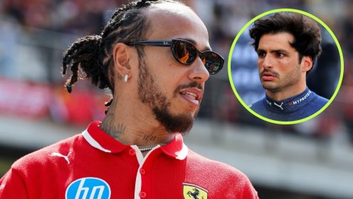 True Lewis Hamilton ‘risk’ revealed by Sainz amid Ferrari struggles