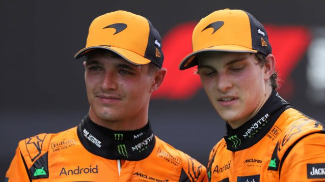 Lando Norris and Oscar Piastri