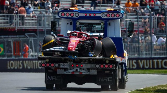 Charles Leclerc Ferrari Canadian GP Grand Prix crash Formula 1 F1 PlanetF1