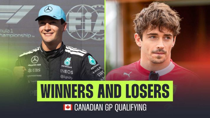 Charles Leclerc Ferrari George Russell Mercedes Canadian Grand Prix qualifying Formula 1 F1 PlanetF1