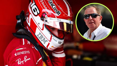 Brundle fuels Leclerc Ferrari exit rumours with Red Bull and McLaren nudge