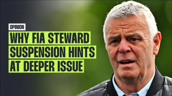 The FIA driver steward Derek Warwick, pictured in 2024.