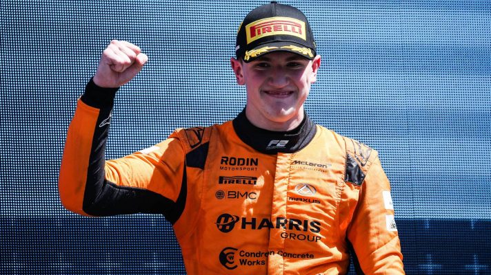 Alex Dunne, McLaren junior, 2025 Emilia Romagna Grand Prix.