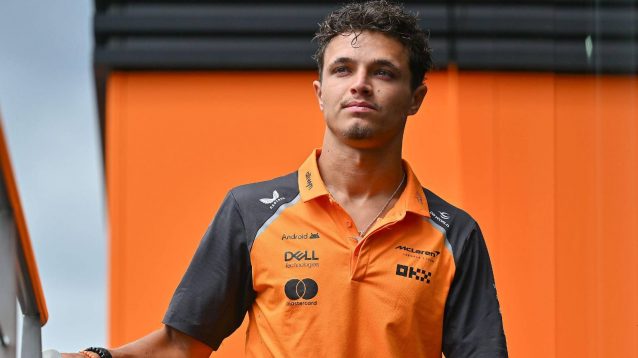 McLaren's Lando Norris pictured at the 2025 Austrian Grand Prix
