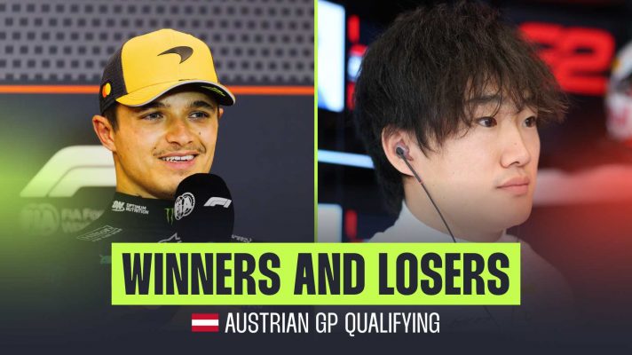 Winners and Losers Austrian GP Formula 1 F1 PlanetF1 Lando Norris Yuki Tsunoda