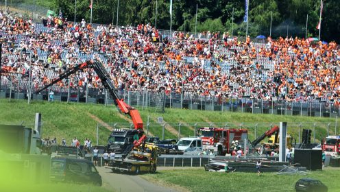 Austrian GP status clarified after bizarre tow truck crash blocks track