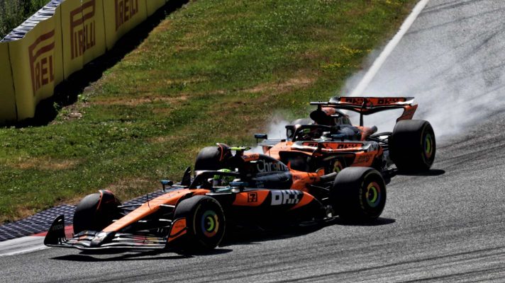 Oscar Piastri Lando Norris McLaren Austrian Grand Prix GP PlanetF1 Formula 1