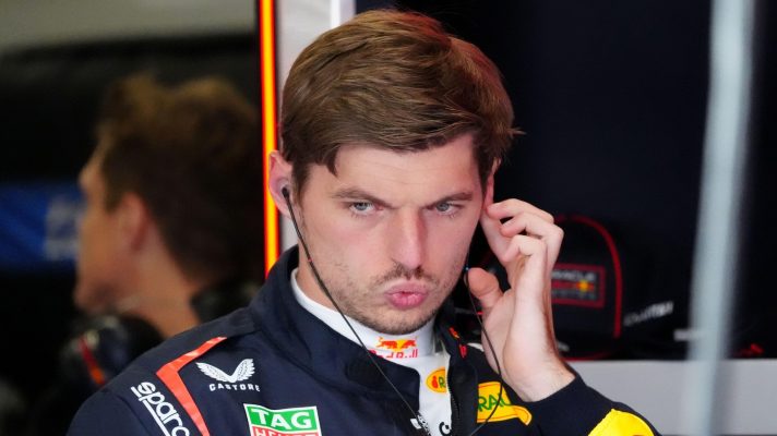 Max Verstappen at Silverstone