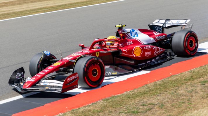 Lewis Hamilton at Silverstone