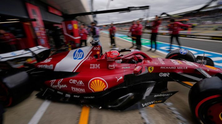 Charles Leclerc topped Free Practice 3 ahead of qualifying for the British GP.