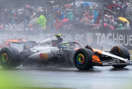British GP: Norris wins after Piastri penalty as Hulkenberg ends podium agony