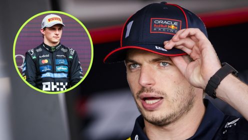 Max Verstappen highlights ‘strange’ George Russell inconsistency in stewards’ Oscar Piastri verdict