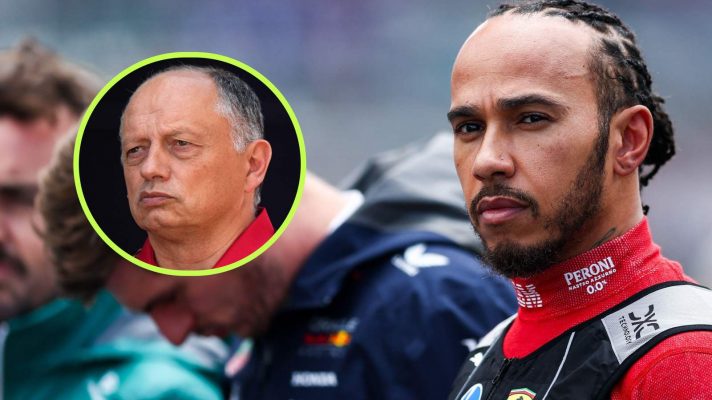 Lewis Hamilton Ferrari British Grand Prix Fred Vasseur Formula 1 F1 PlanetF1