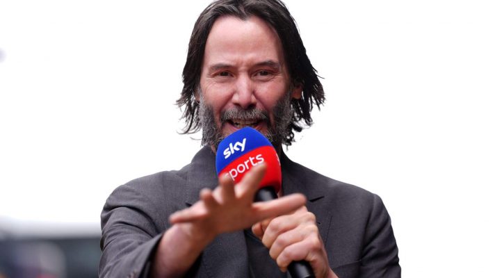 Keanu Reeves Formula 1 F1 British Grand Prix PlanetF1