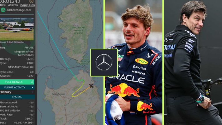 Max Verstappen Toto Wolff Mercedes Formula 1 F1 PlanetF1 Sardinia meeting