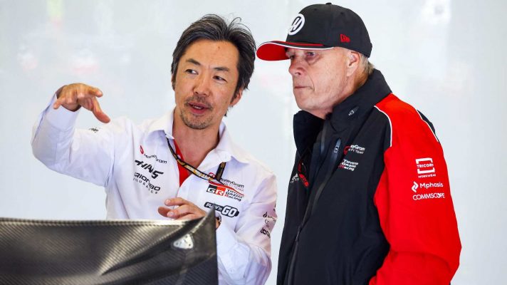 Haas F1 team Ayao Komatsu Gene Haas Formula 1 PlanetF1