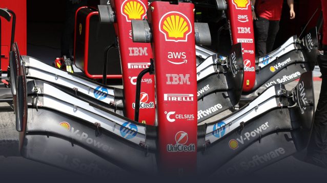 Ferrari SF-25 front wings.