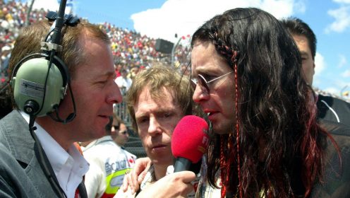 Martin Brundle grid walk: Classic moments and marvellous mishaps including Ozzy Osbourne, Megan Thee Stallion and Brad Pitt