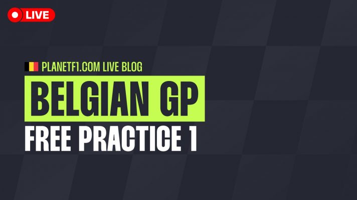 Follow all the F1 live action from FP1 at Spa-Francorchamps.