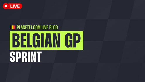 F1 LIVE: All the Belgian Grand Prix Sprint action as it happened