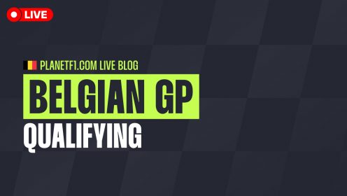 F1 LIVE: Follow all the action as it happens from Belgian GP qualifying