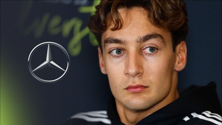 George Russell has revealed he does not have a contract on the table with Mercedes.