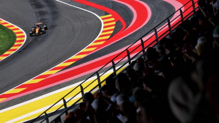 Oscar Piastri, McLaren, 2025 Belgian Grand Prix.